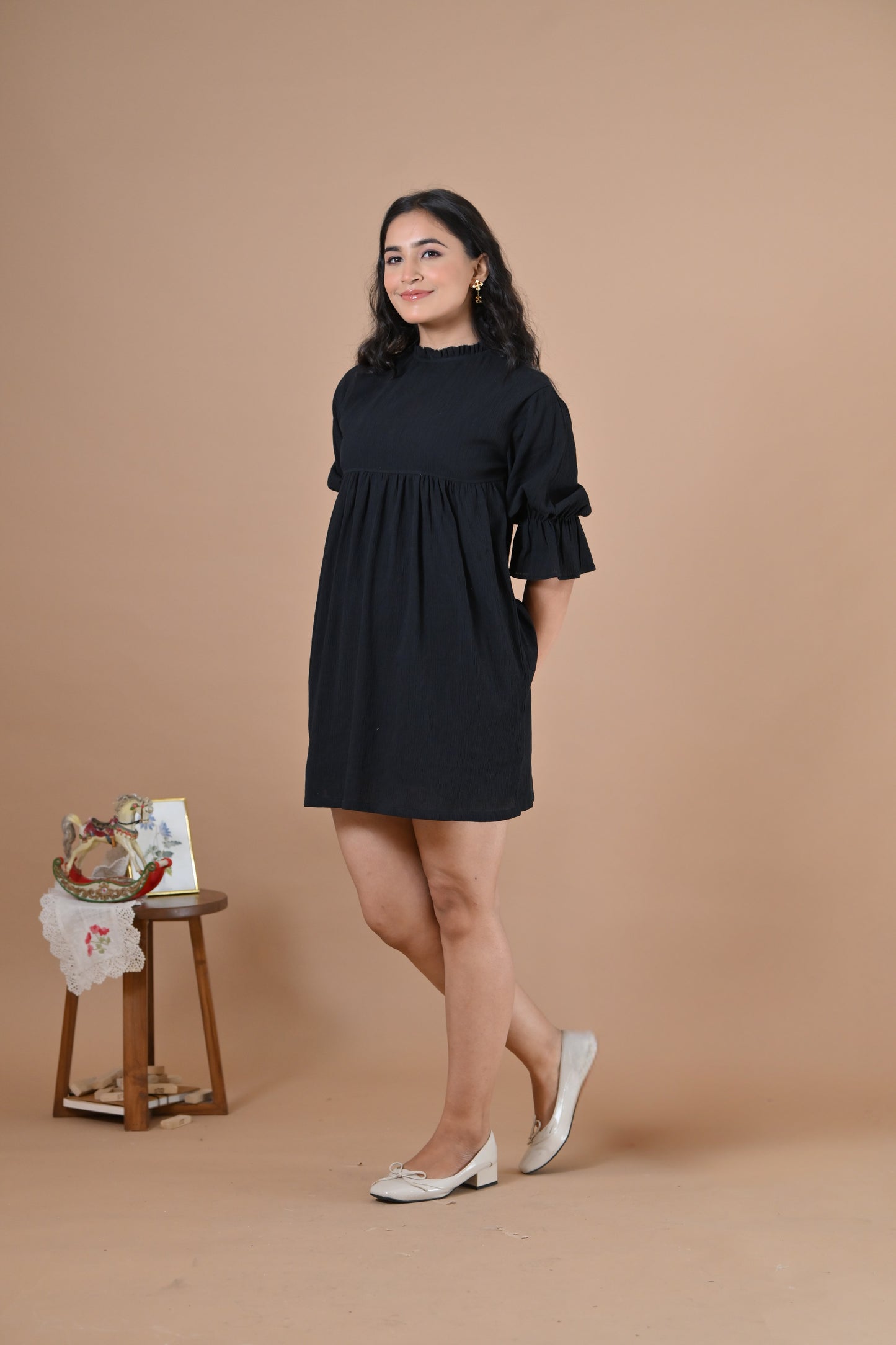 The Santorini Dress ( Rich black)