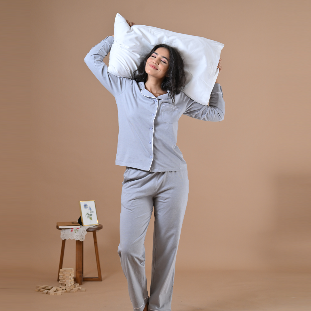 Lily Pyjama Set (Ash)
