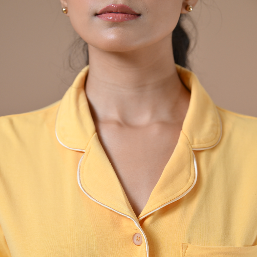 Lily Pyjama Set (Banana Cream)