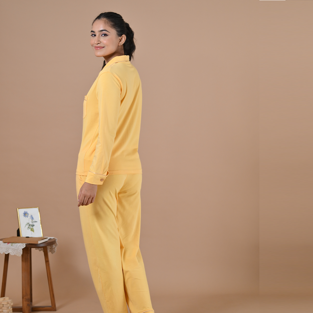 Lily Pyjama Set (Banana Cream)