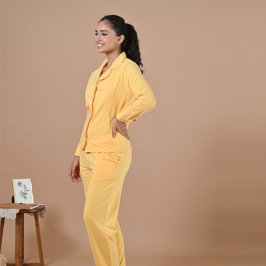 Lily Pyjama Set (Banana Cream)