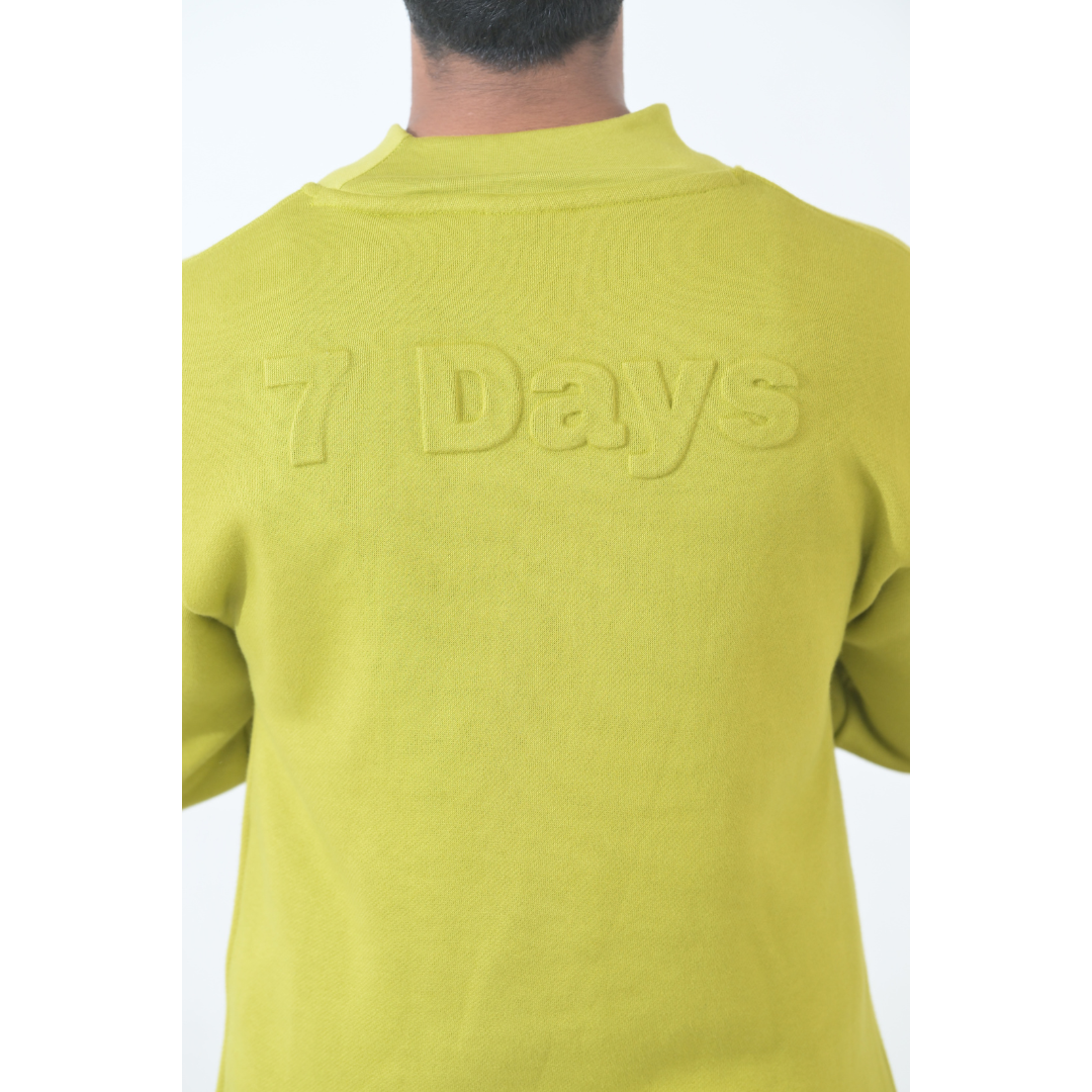 100% Supima Cotton Unisex Sweatshirt (Solid Kiwi)