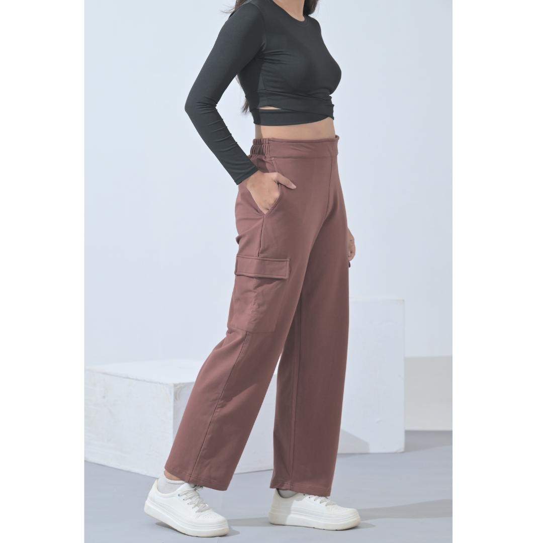 100% Supima® Women Cargo Pants