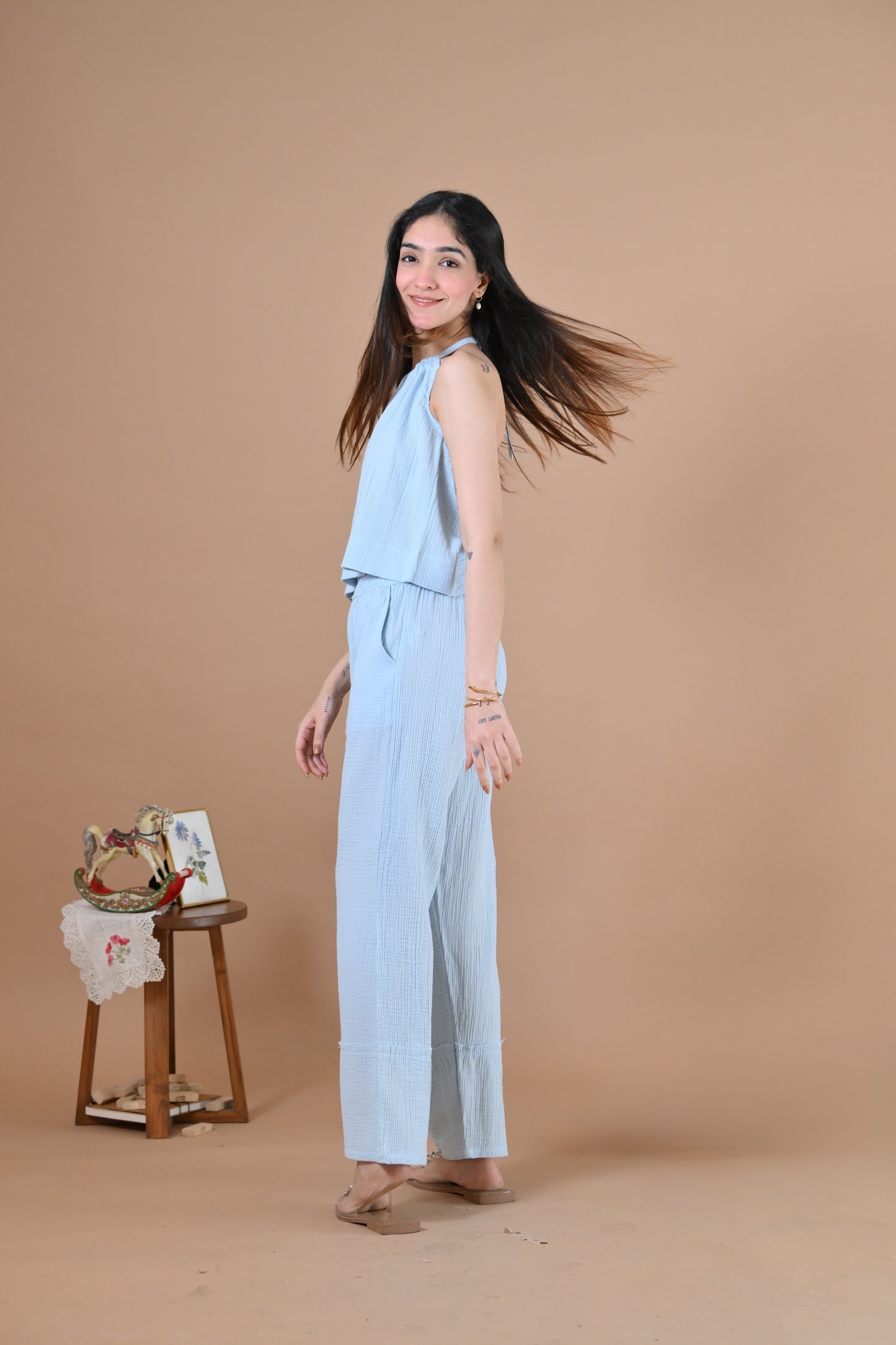 Mykonos Coord Set (Baby Blue )