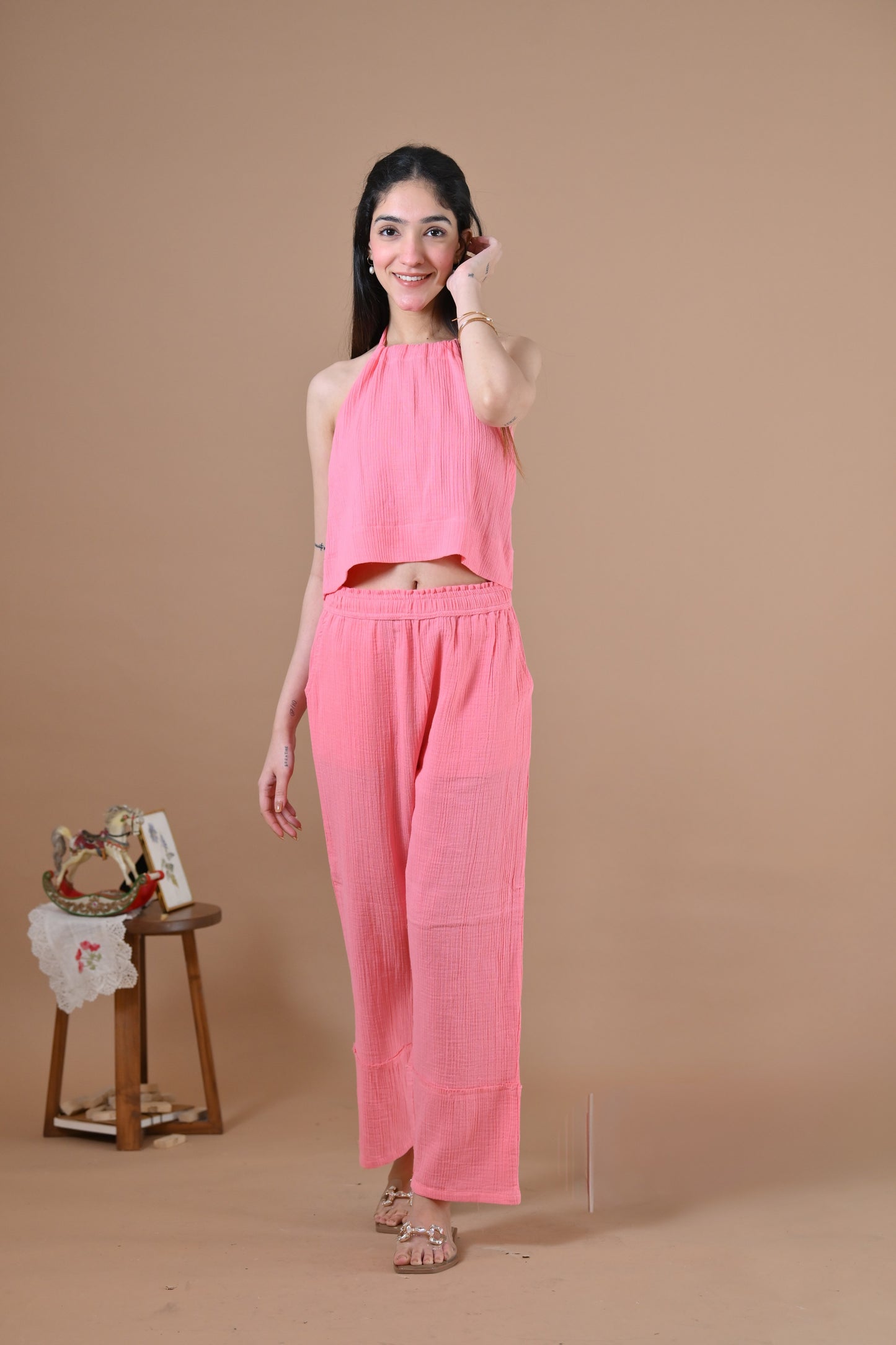 Mykonos Coord Set (Blush Pink)