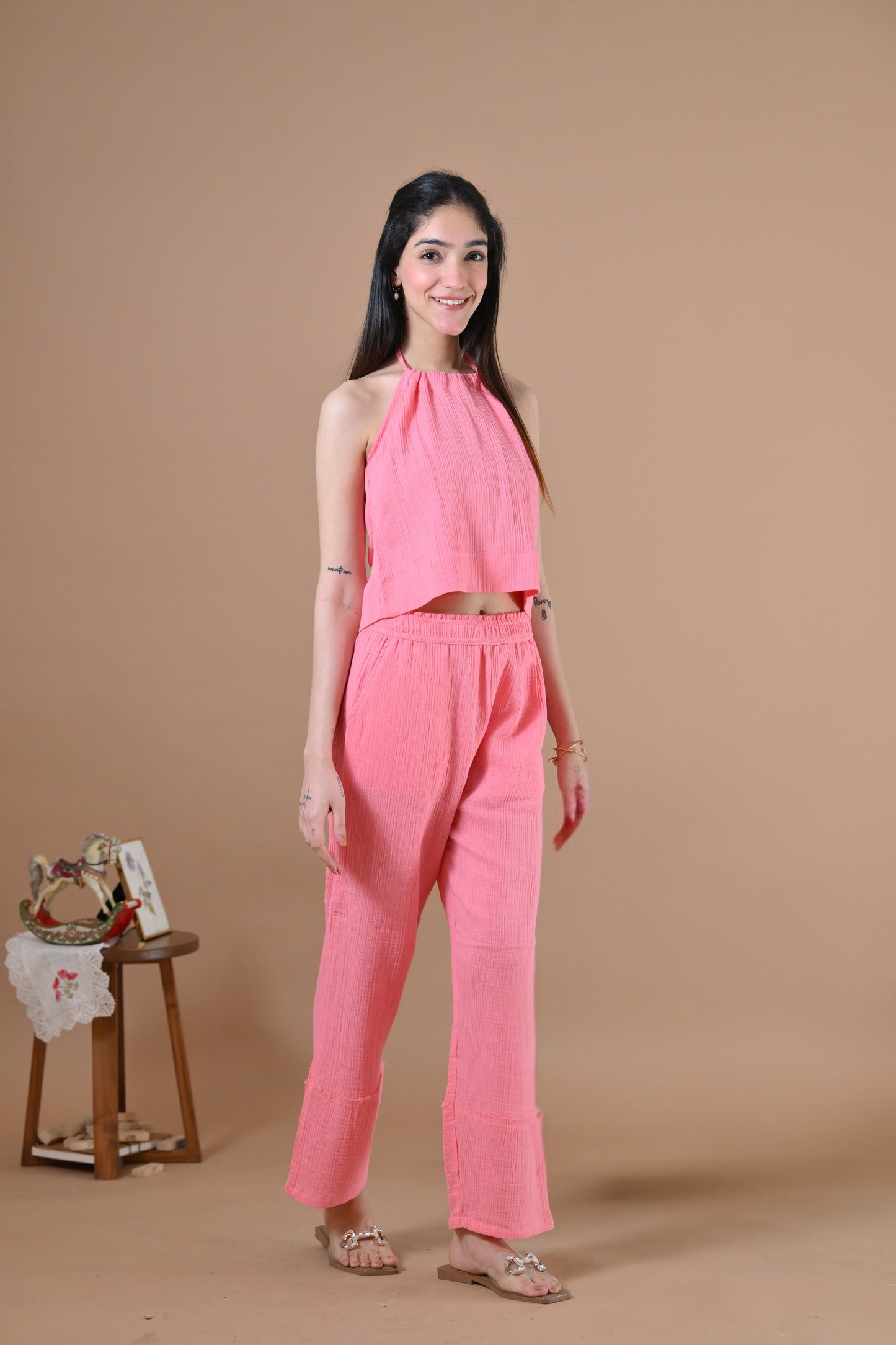Mykonos Coord Set (Blush Pink)