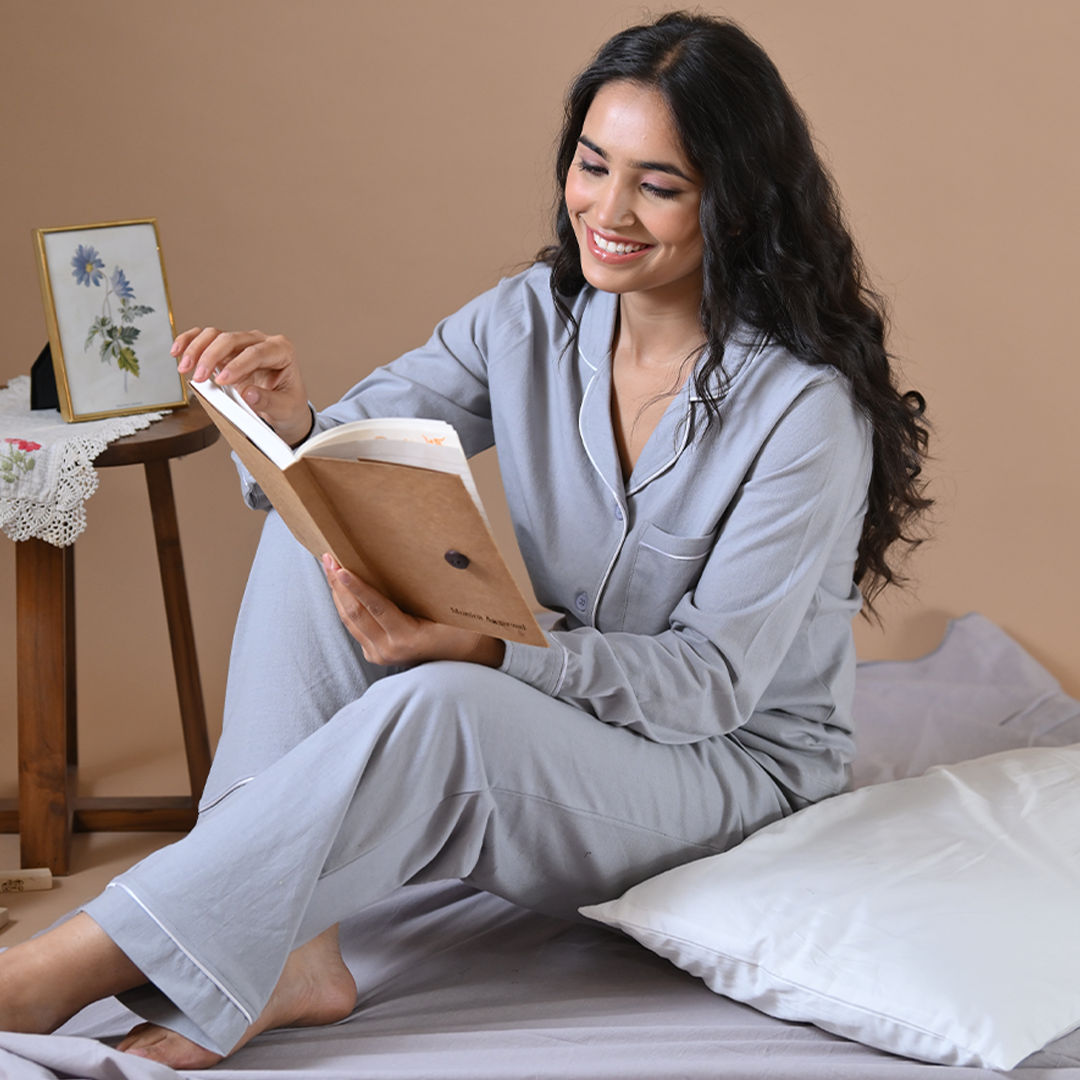 Lily Pyjama Set (Ash)