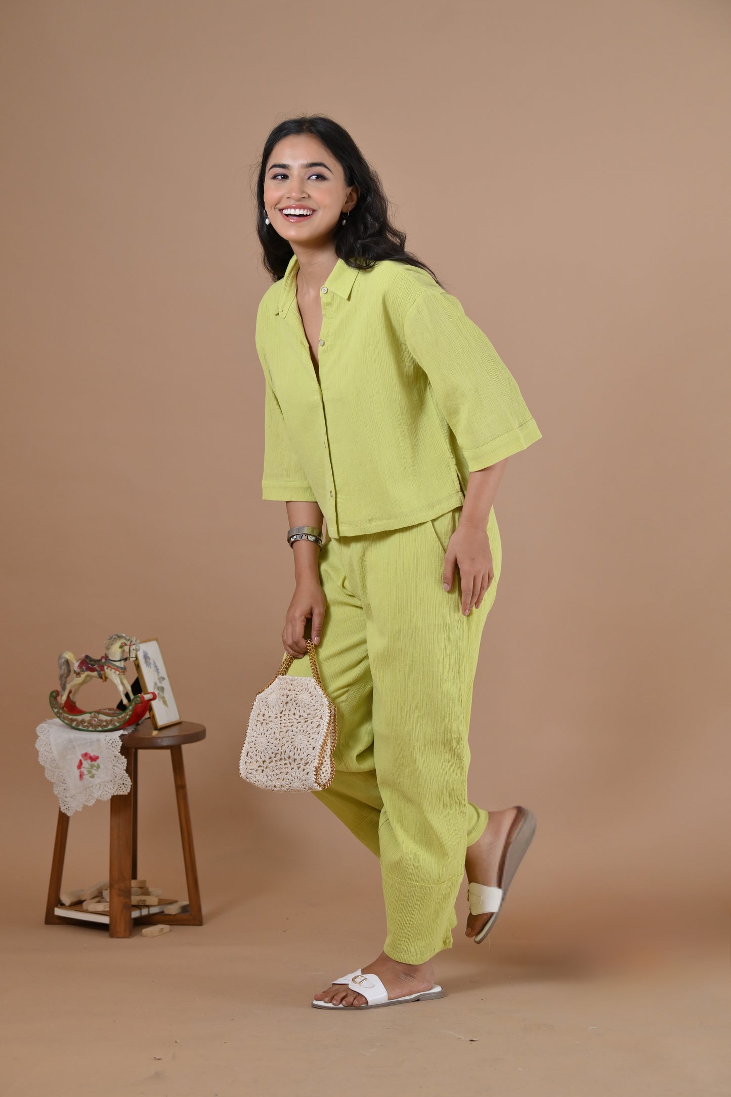 The Sicily Coord Set (Celery Green)