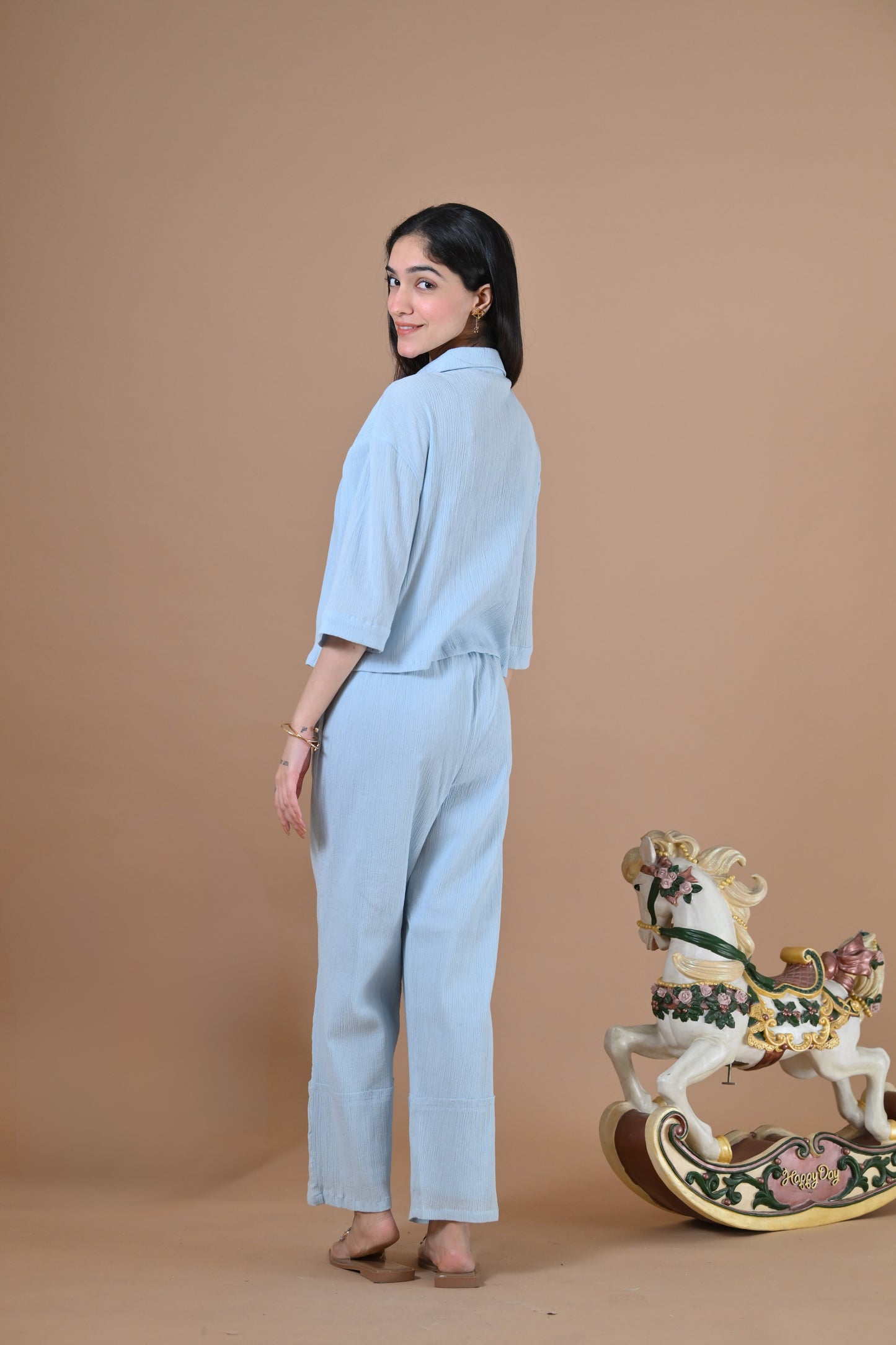 The Sicily Coord Set (Baby Blue)
