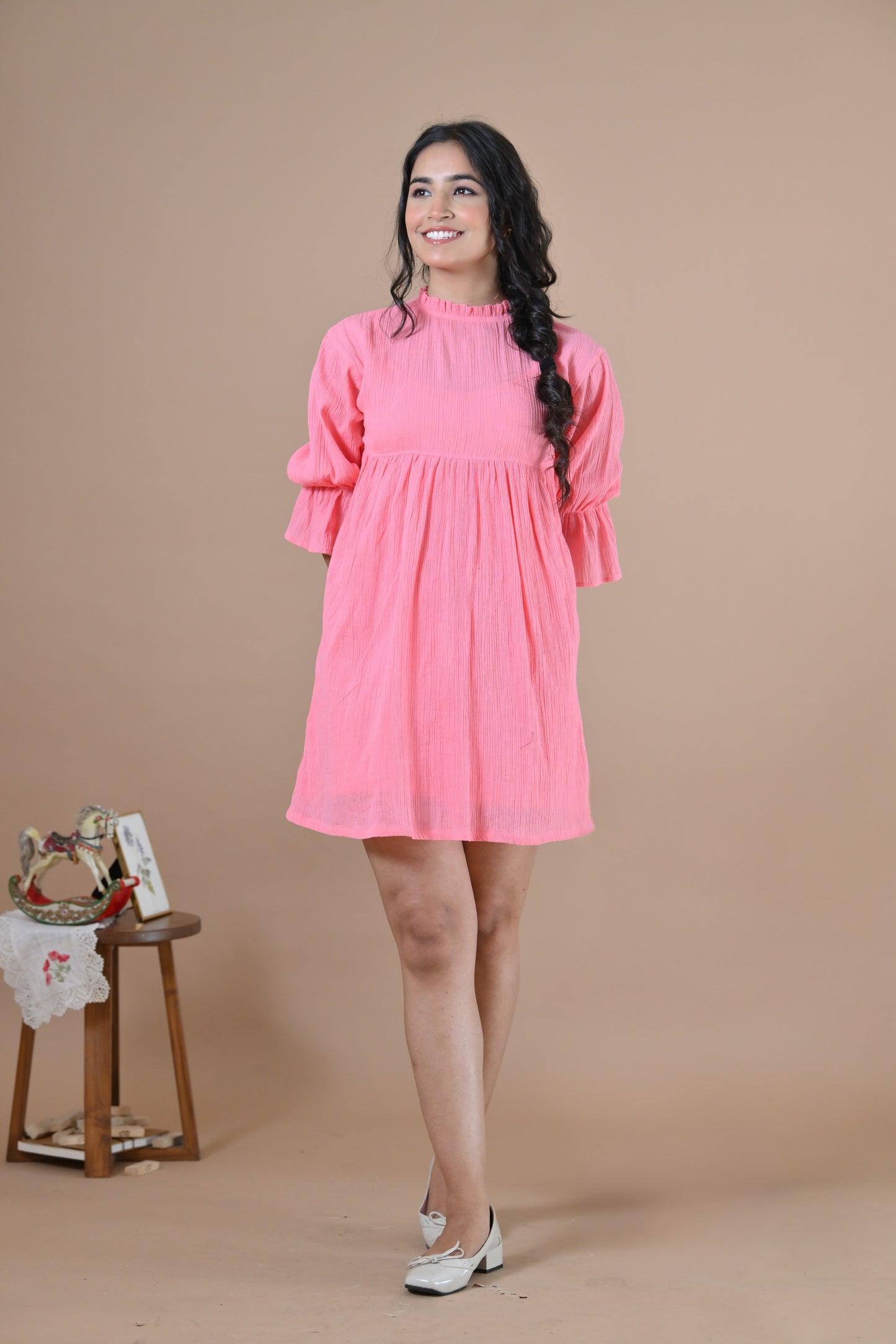 The Santorini Dress ( Blush Pink )
