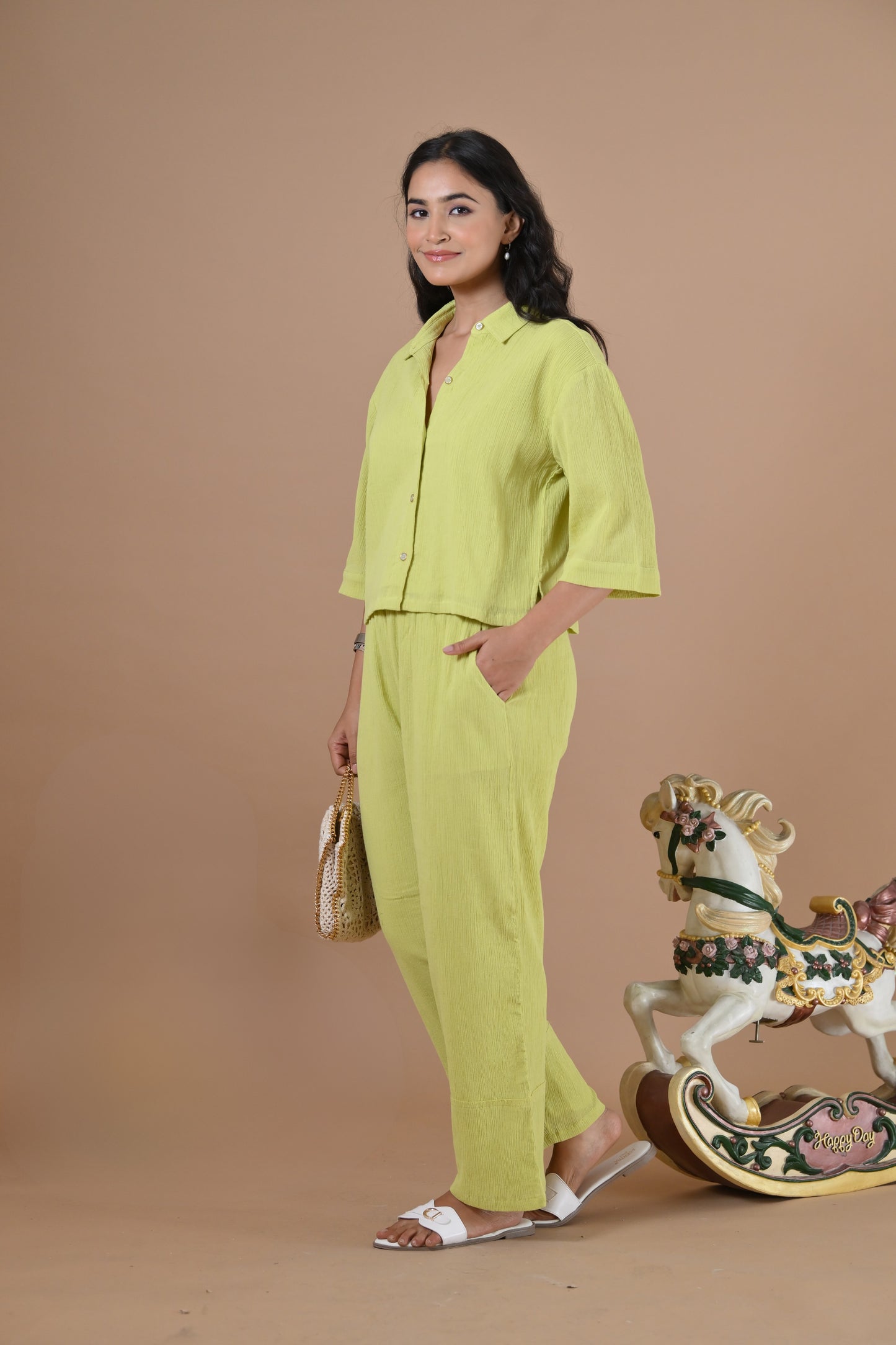 The Sicily Coord Set (Celery Green)