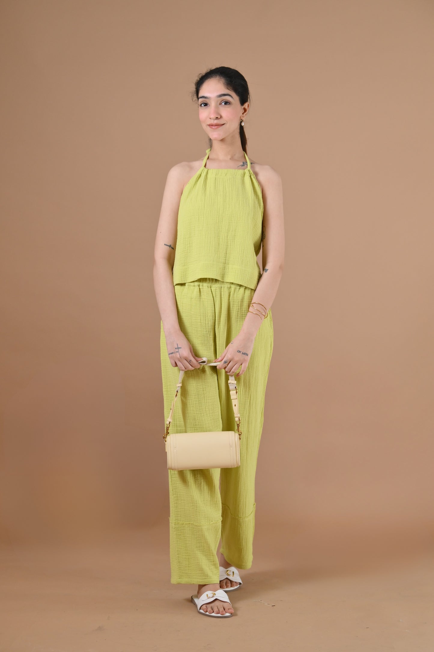 Mykonos Coord Set (Celery Green)
