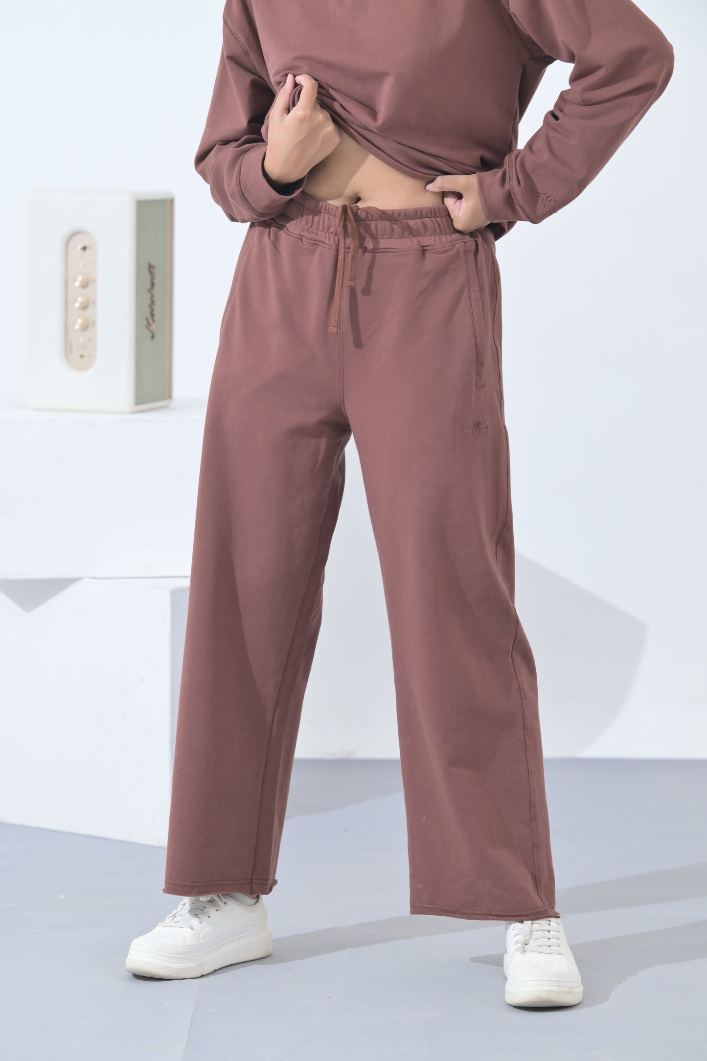 100% Supima Cotton Winter Tide Cord Set (Chocolate Brown)