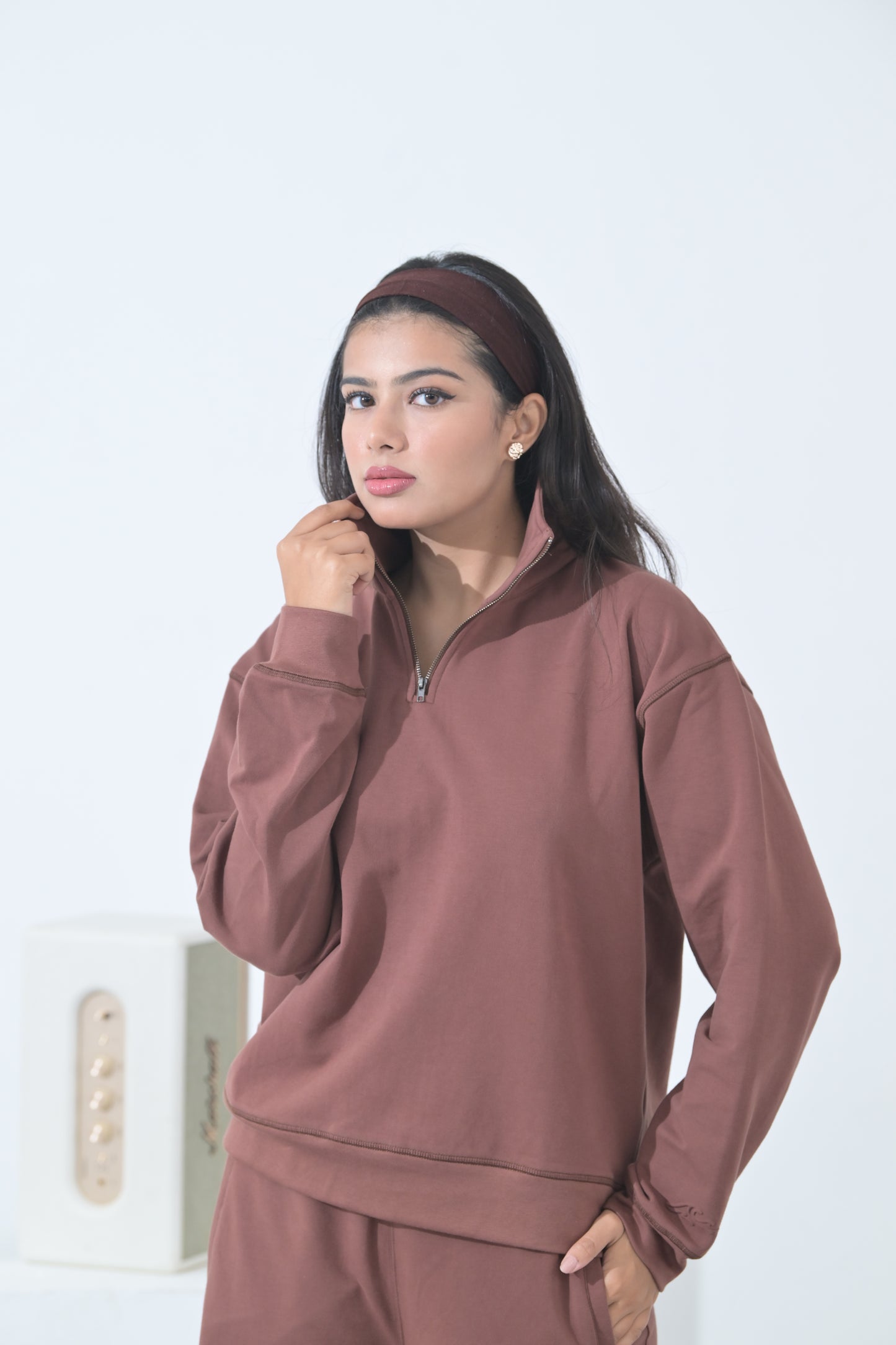 100% Supima Cotton Winter Tide Cord Set (Chocolate Brown)
