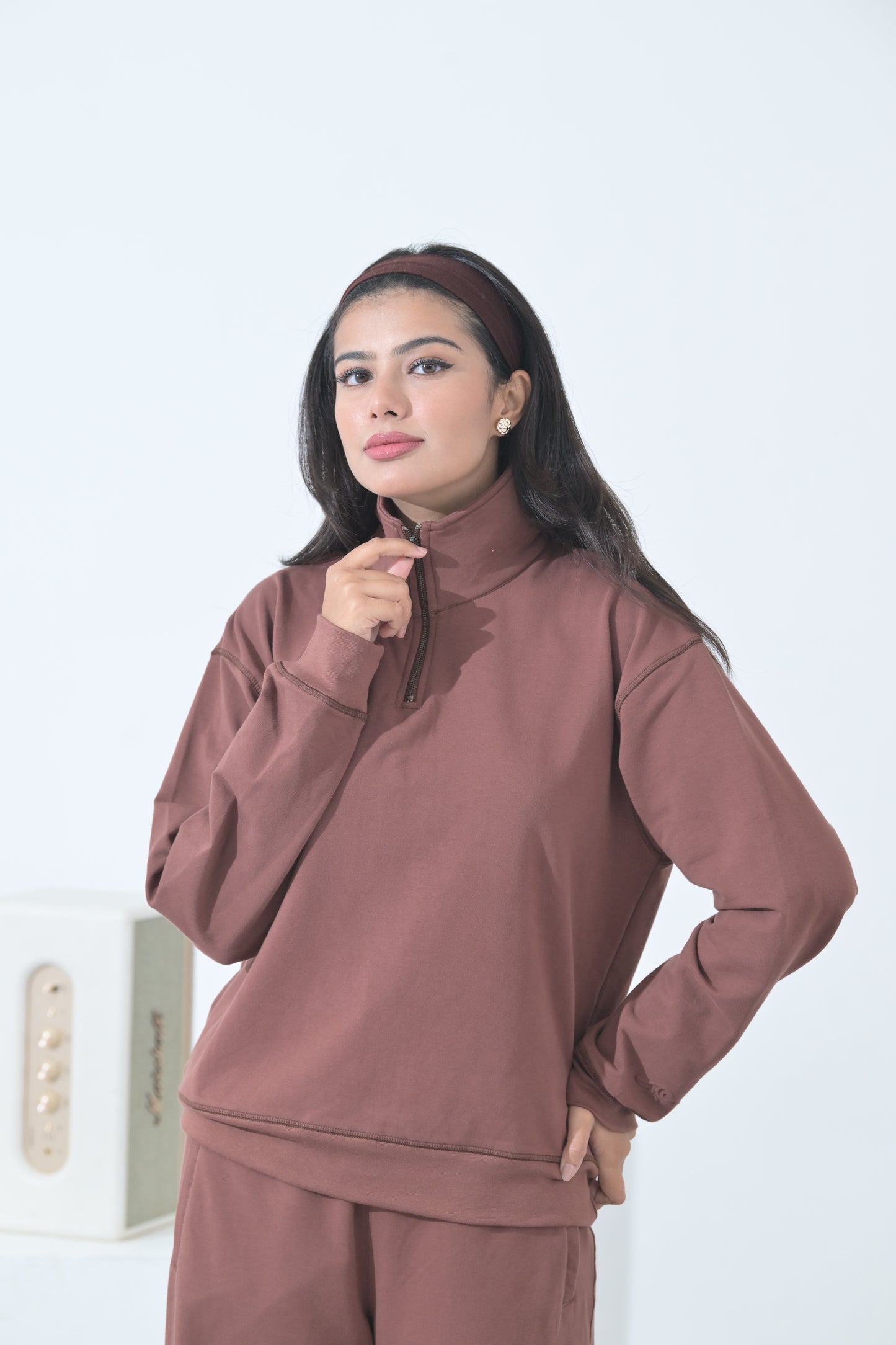 100% Supima Cotton Winter Tide Cord Set (Chocolate Brown)