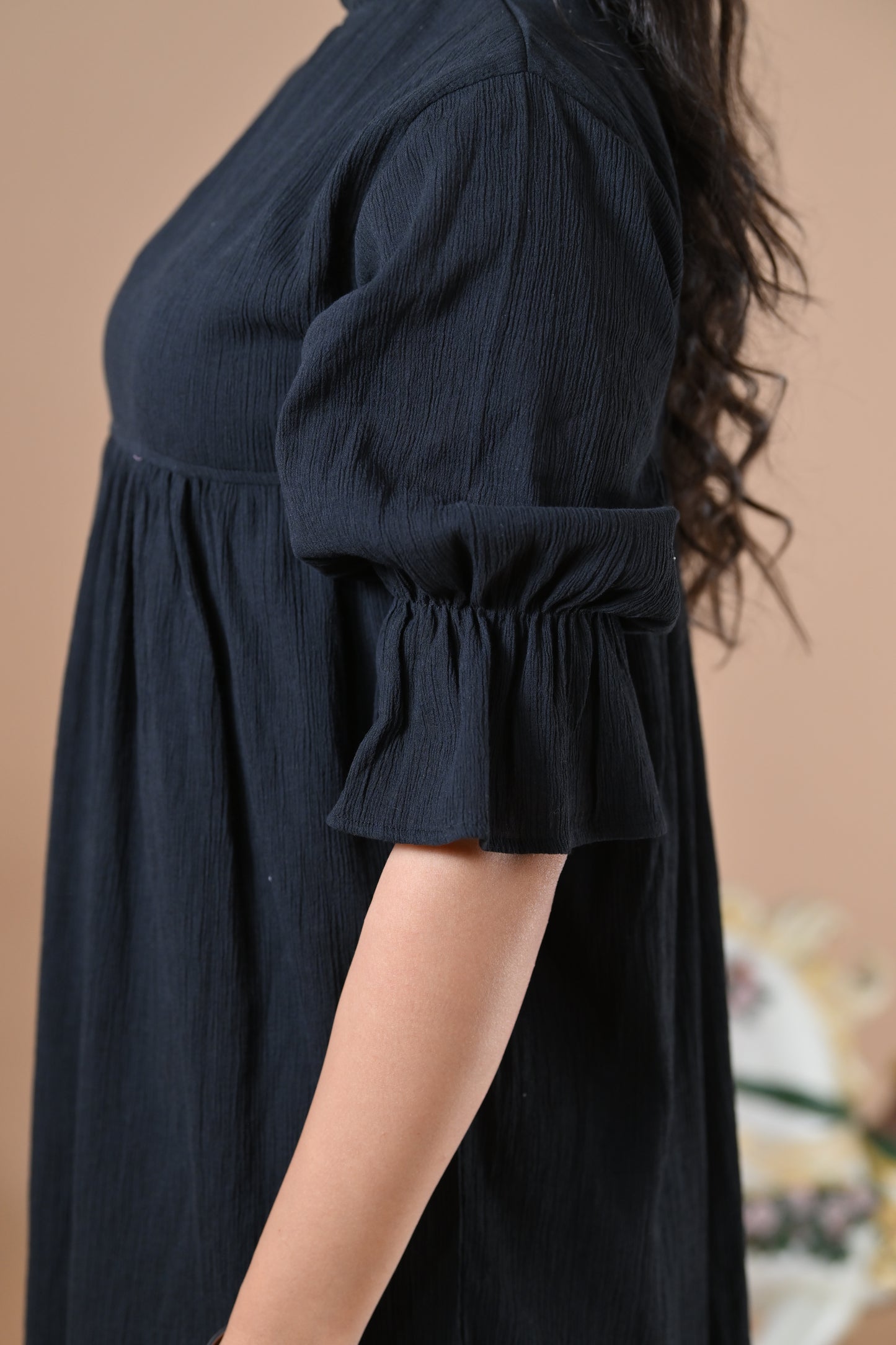 The Santorini Dress ( Rich black)