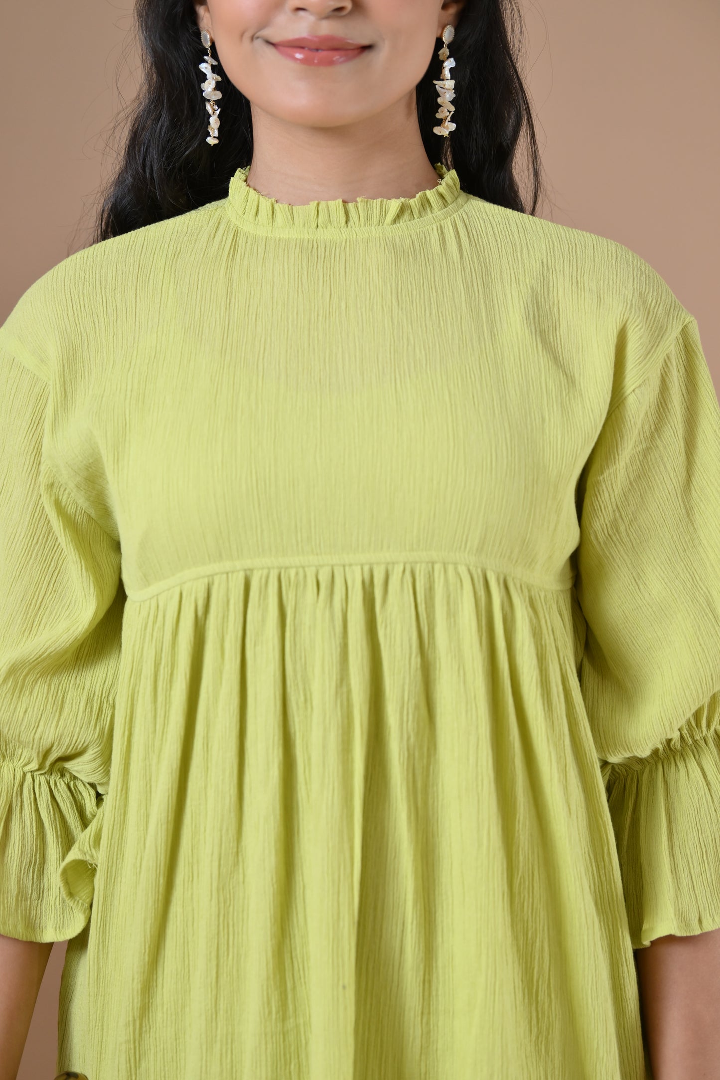 The Santorini Dress ( Celery Green )