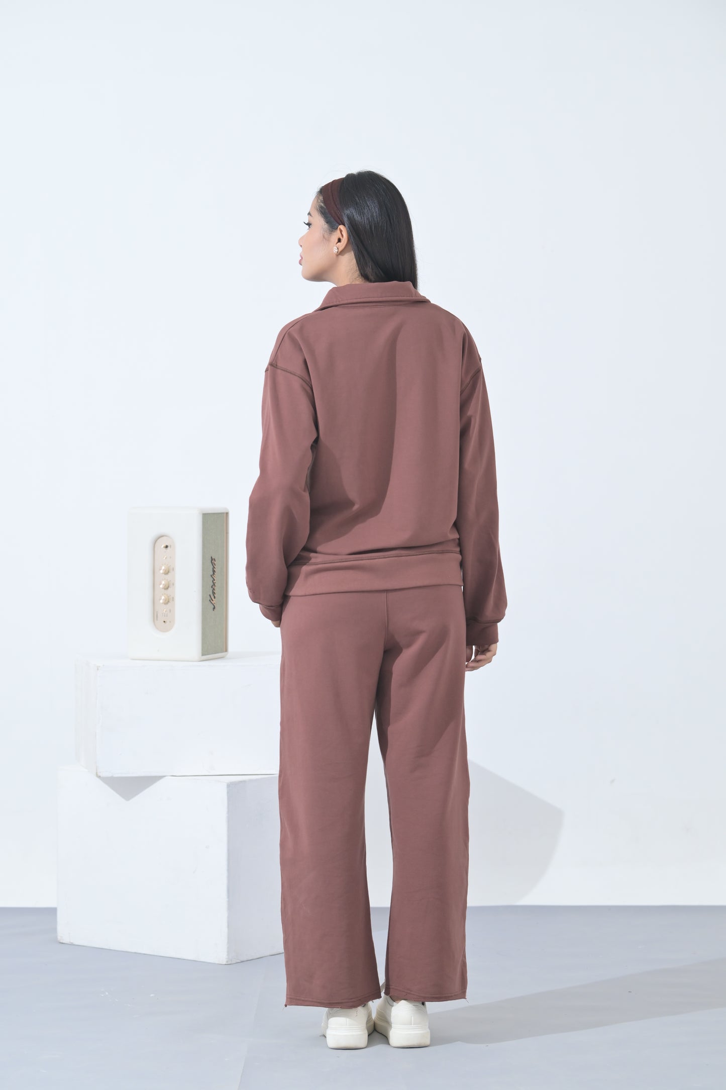 100% Supima Cotton Winter Tide Cord Set (Chocolate Brown)