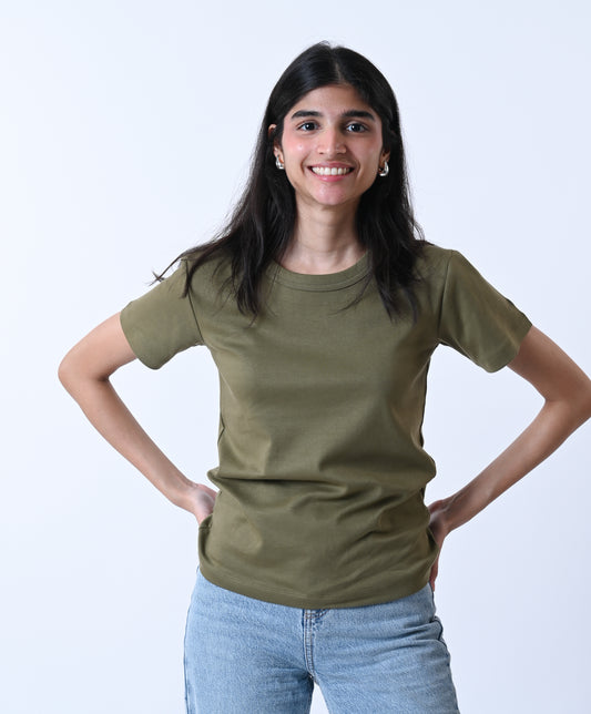 The Ultimate Comfort Tee (KHAKHI)