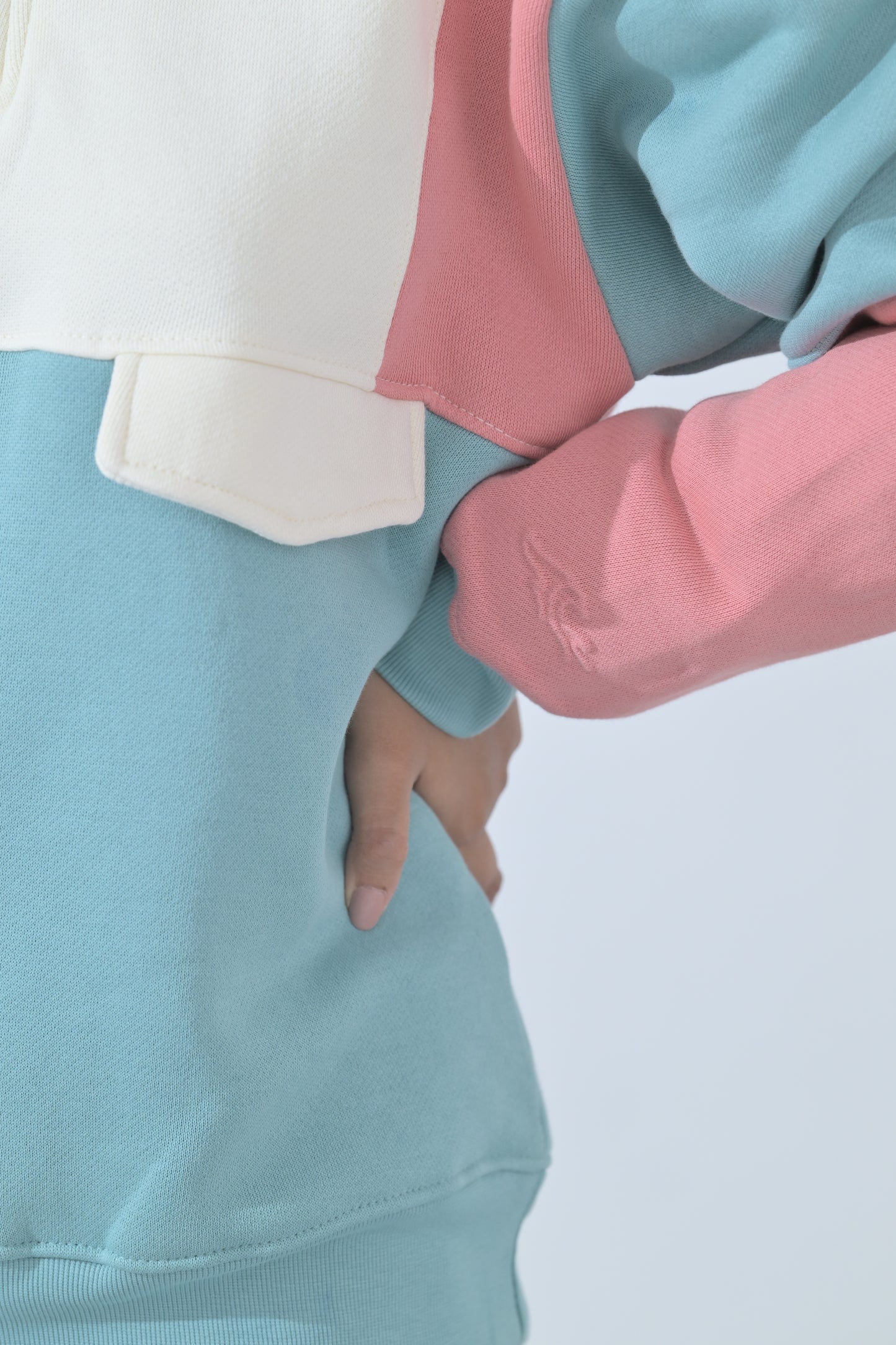 100% Supima Cotton Back to school Pullover (Dusty Pink, Light Blue, Creme) (Unisex)