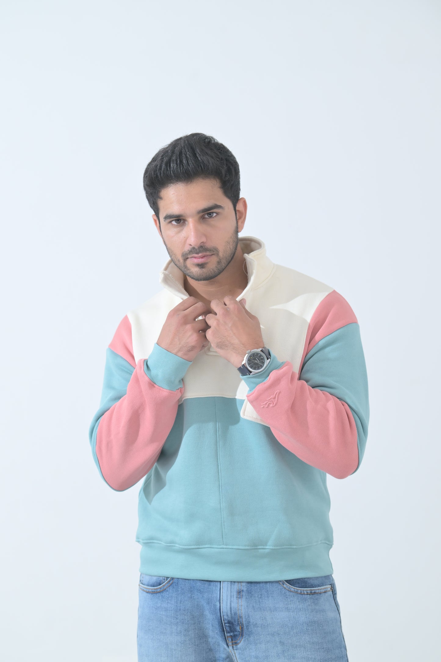 100% Supima Cotton Back to school Pullover (Dusty Pink, Light Blue, Creme) (Unisex)