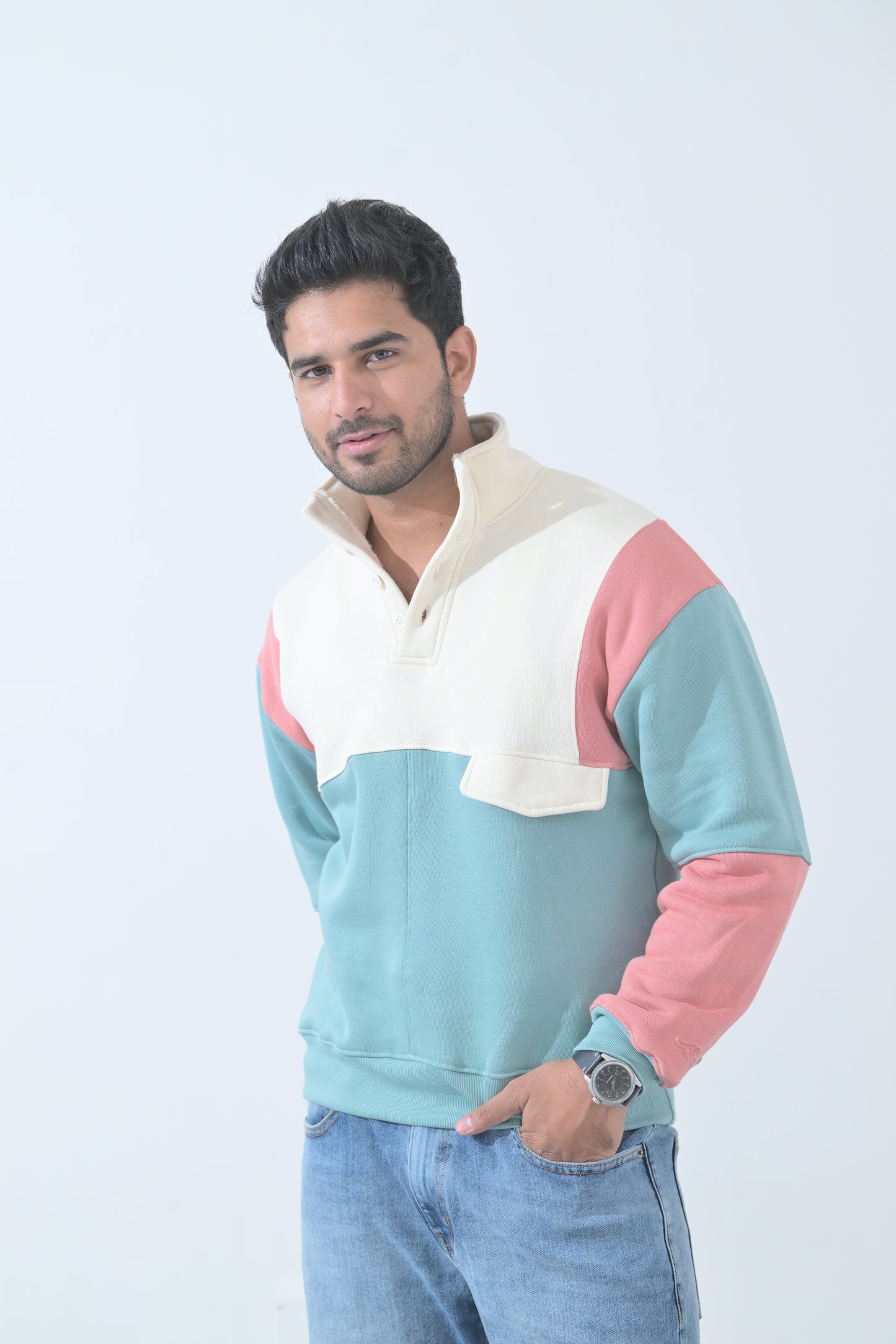 100% Supima Cotton Back to school Pullover (Dusty Pink, Light Blue, Creme) (Unisex)