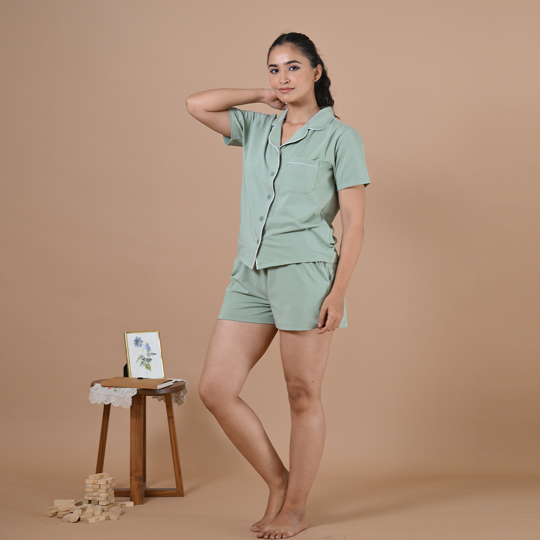 Lily Shorts Set (Sea Grass)