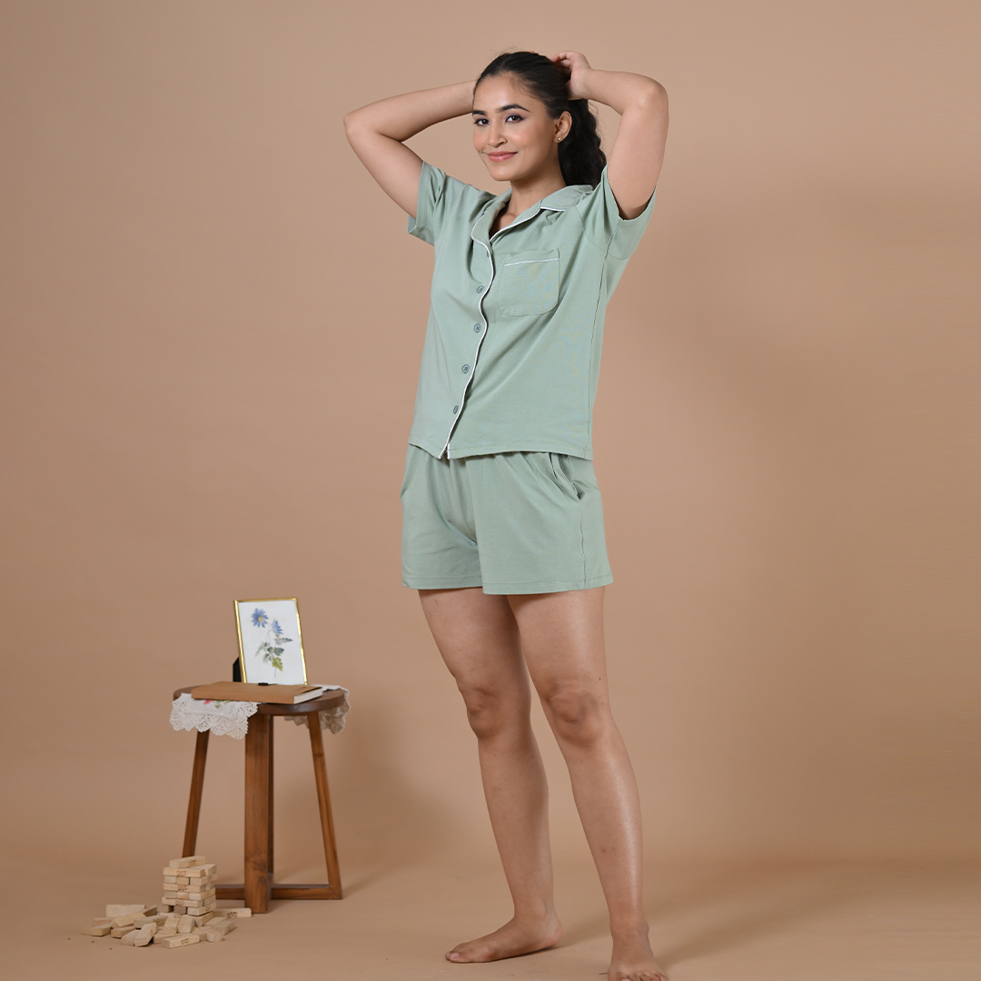 Lily Shorts Set (Sea Grass)