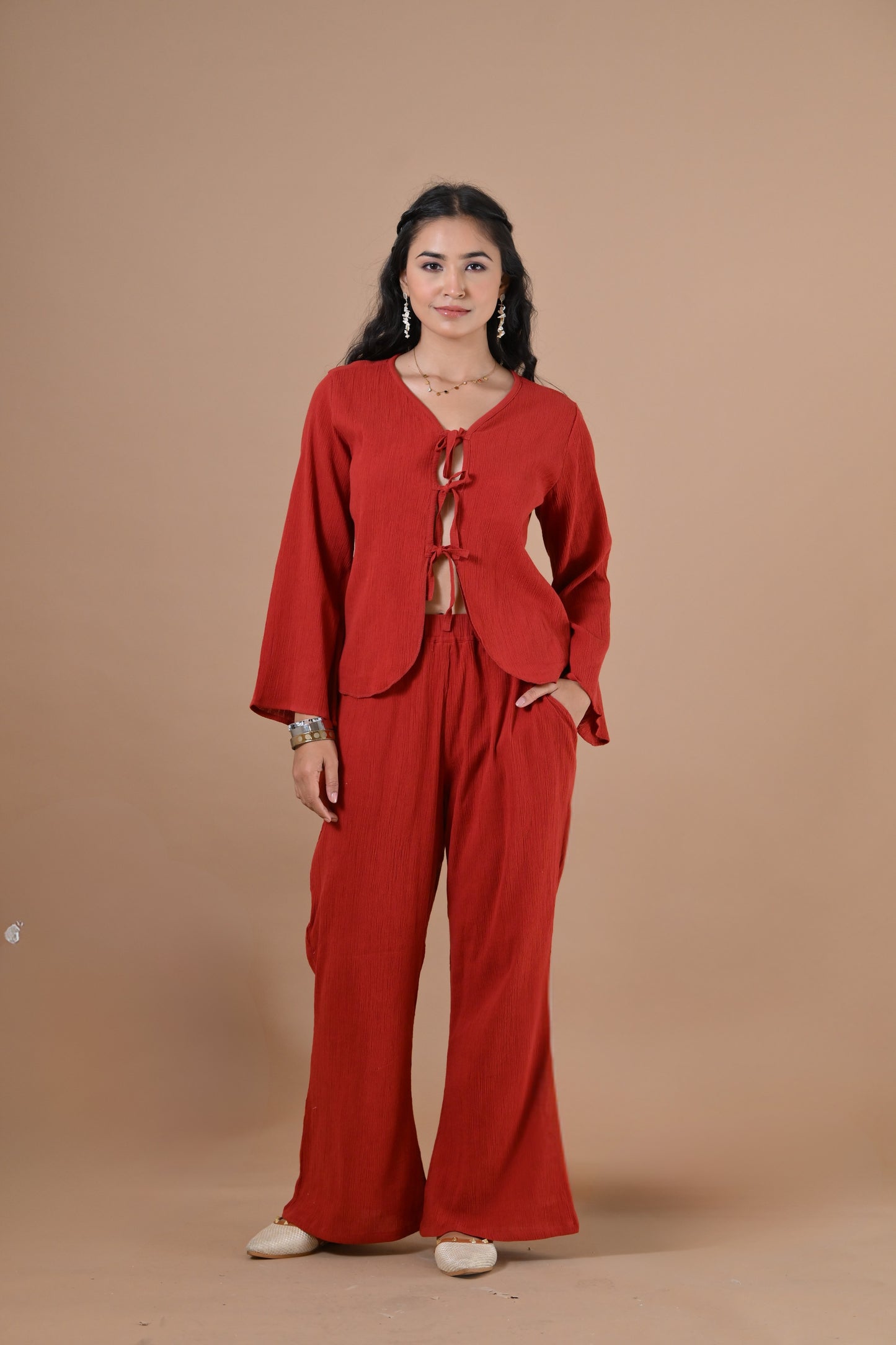 Abigail Coord Set (Red Plum)