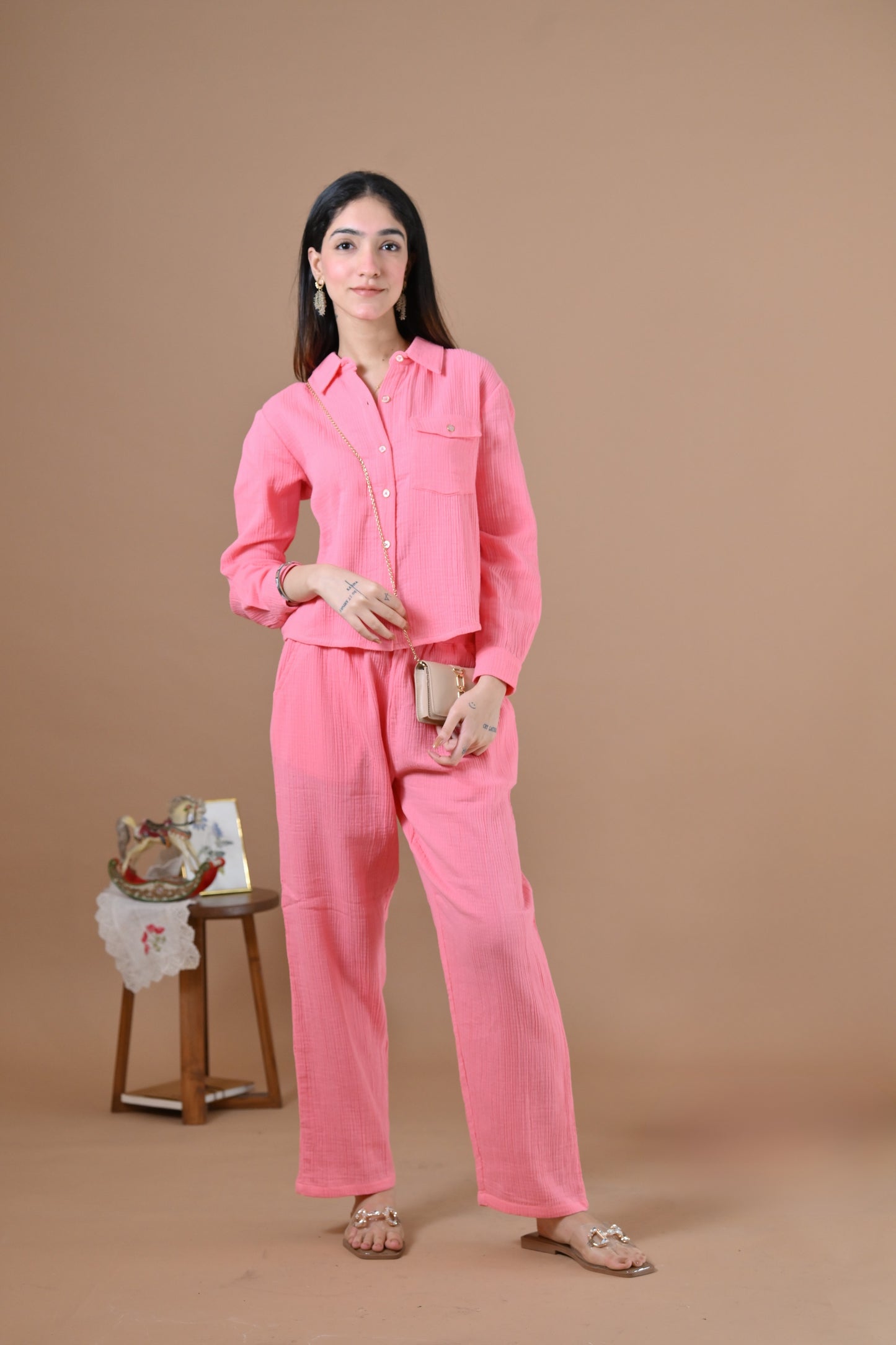 Annie Coord Set (Blush Pink)