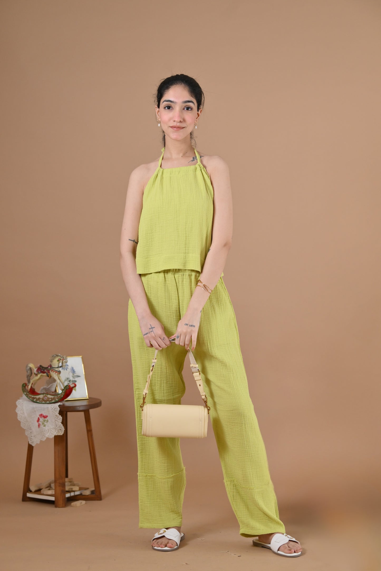 Mykonos Coord Set (Celery Green)