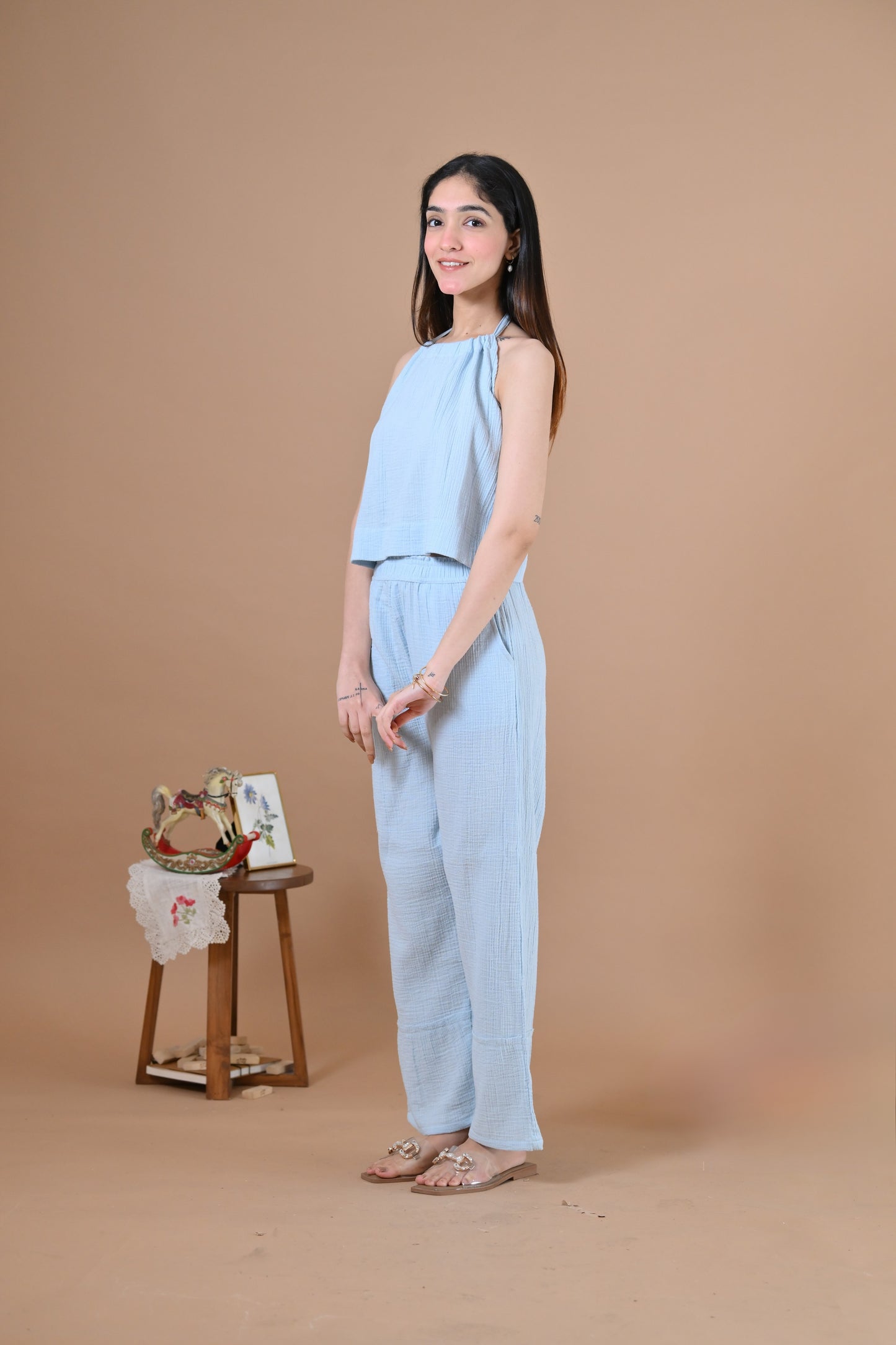 Mykonos Coord Set (Baby Blue )