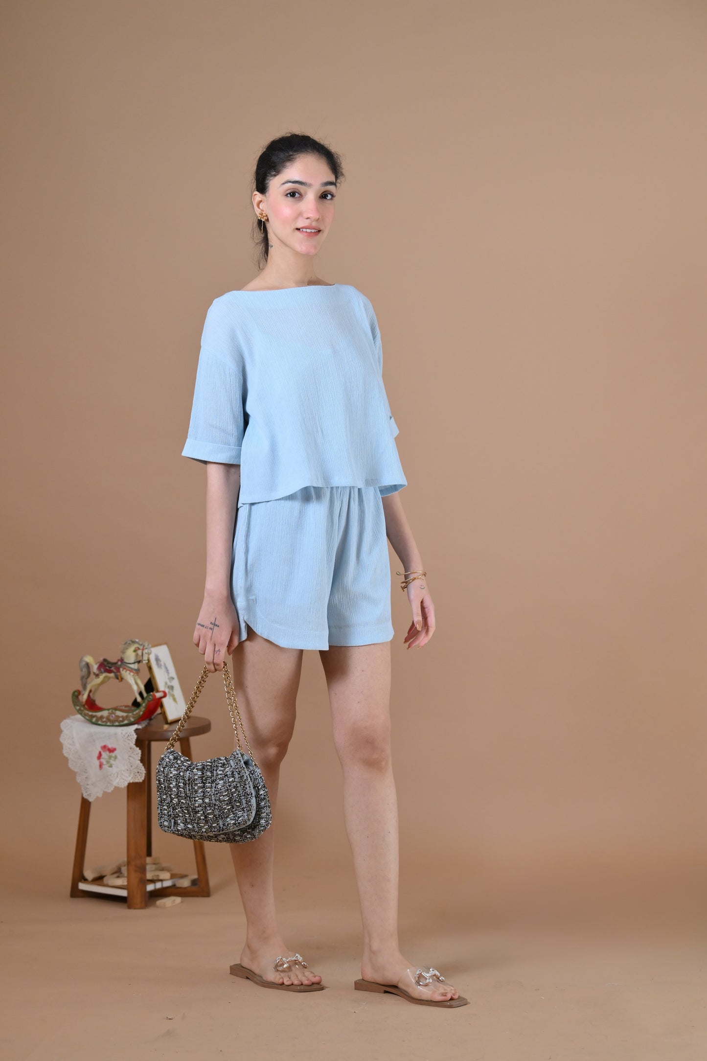 The Athens Coord Set ( Baby Blue)