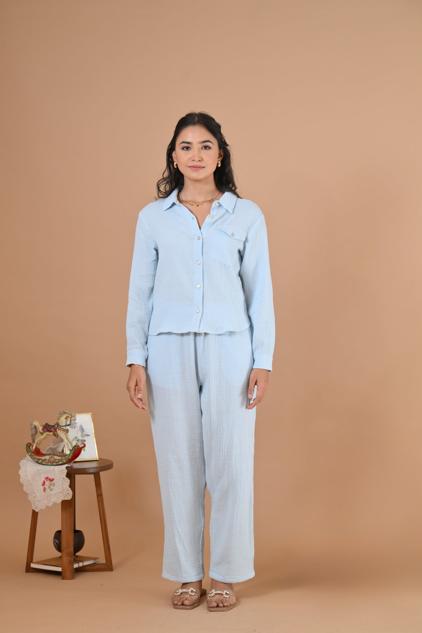 Annie Coord Set (Baby blue)