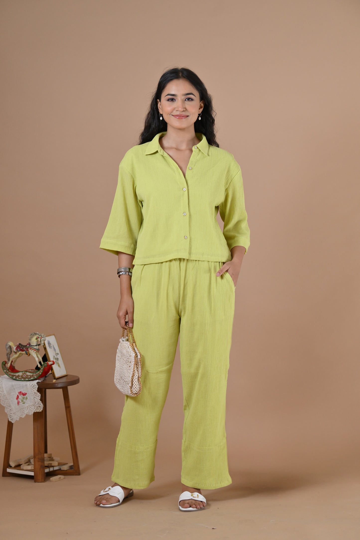 The Sicily Coord Set (Celery Green)