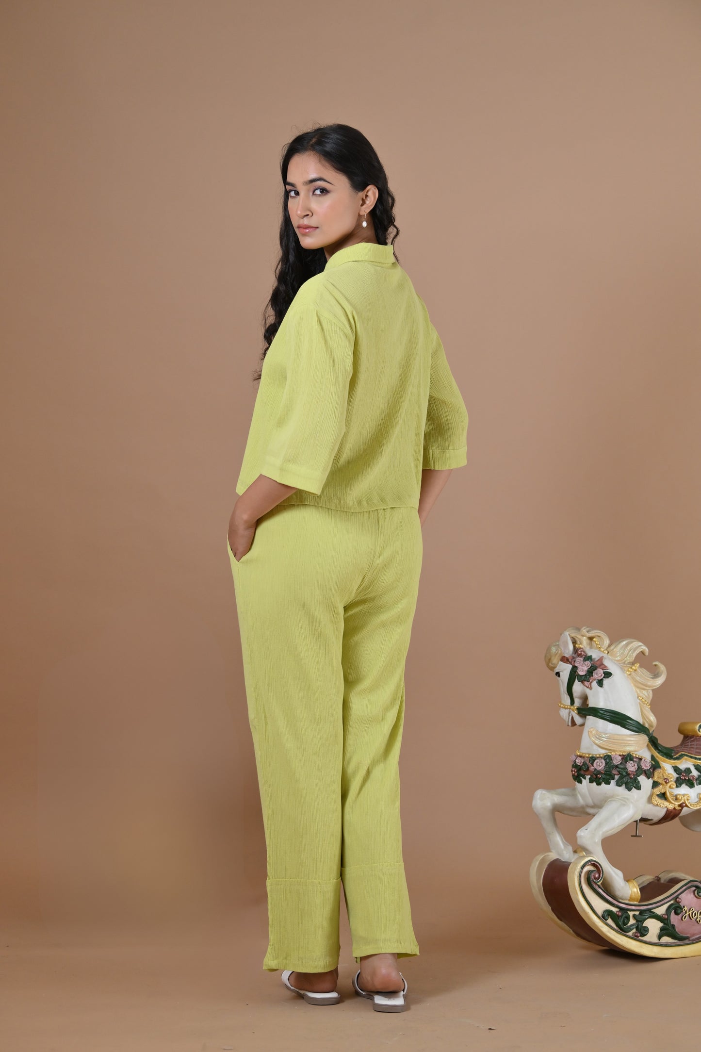 The Sicily Coord Set (Celery Green)