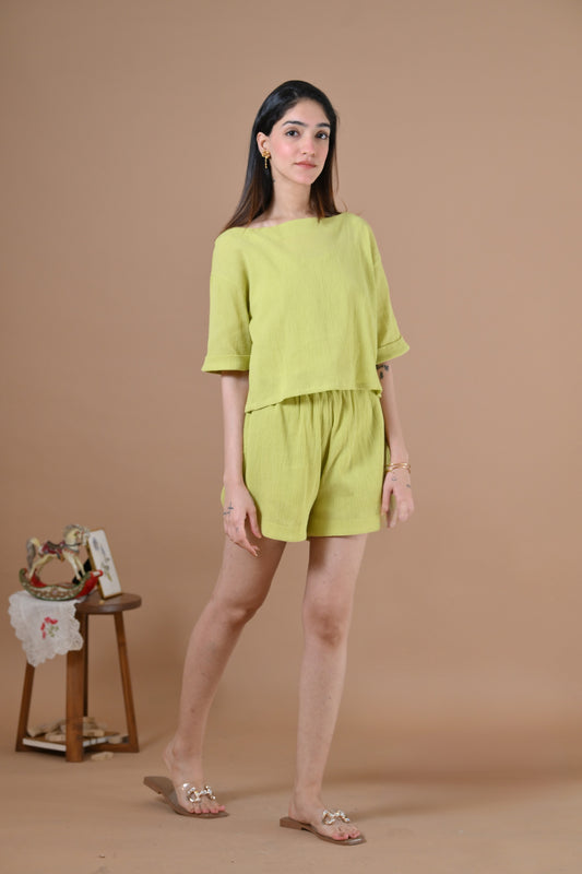 The Athens Coord Set ( Celery Green)
