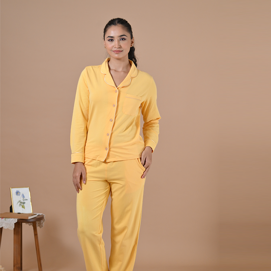 Lily Pyjama Set (Banana Cream)