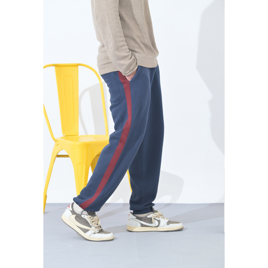 100% Supima Cotton Men Sweatpant Navy Blue