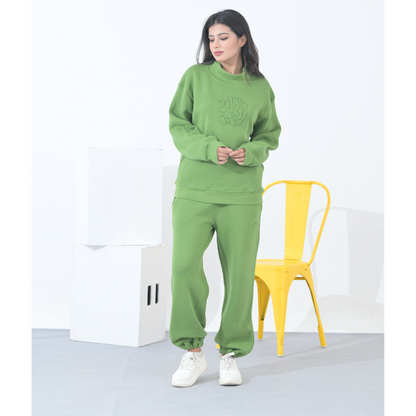 100% Supima Cotton Unisex Sweatshirt (Solid Green)