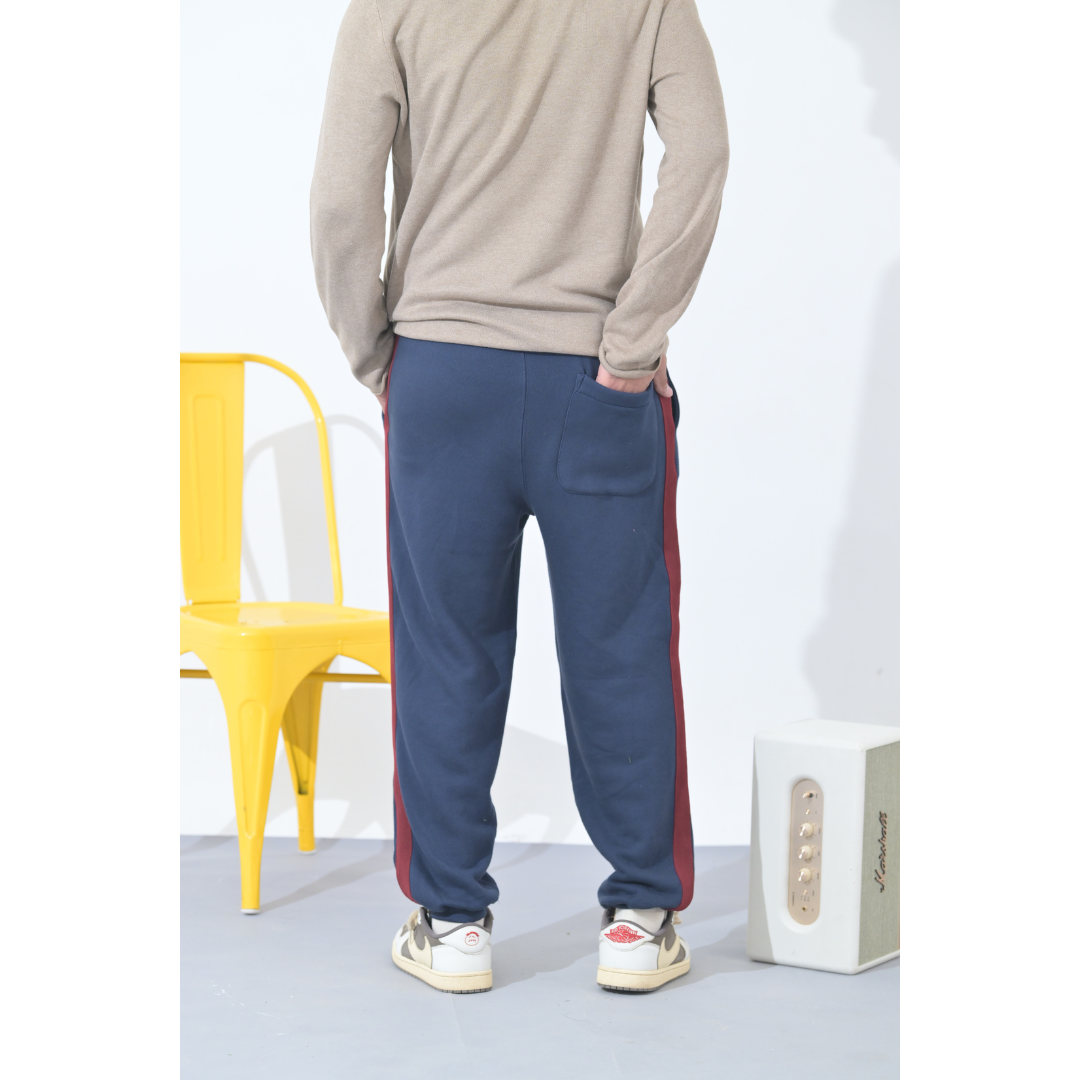 100% Supima Cotton Men Sweatpant Navy Blue