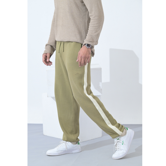 100% Supima Cotton Men Sweatpant Olive Green
