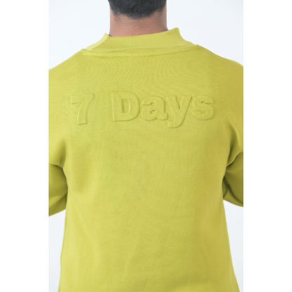 100% Supima Cotton Unisex Sweatshirt (Solid Kiwi)