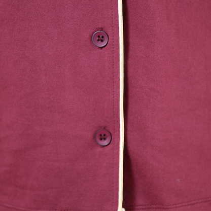 Lily Pyjama Set (Red Plum)