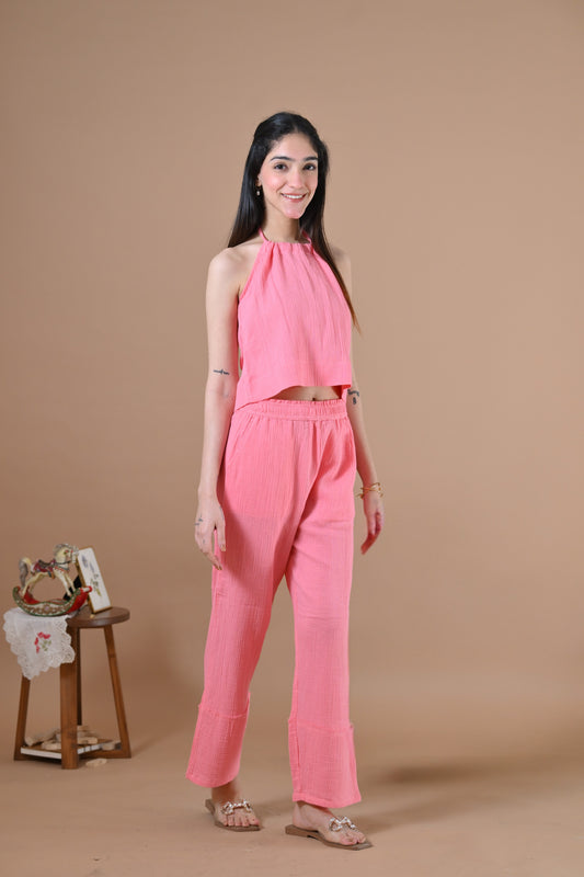 Mykonos Coord Set (Blush Pink)
