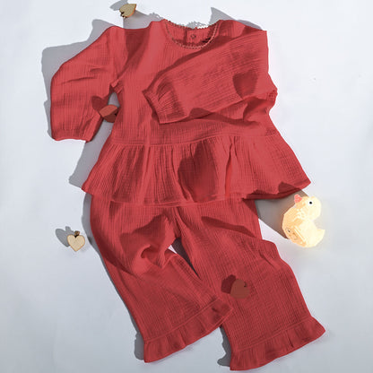 Muslin Elevated Pants- GIRLS