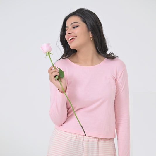 TENCEL™ LYOCELL LOUNGE T-SHIRT (Cupid Pink)