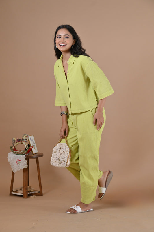 The Sicily Coord Set (Celery Green)