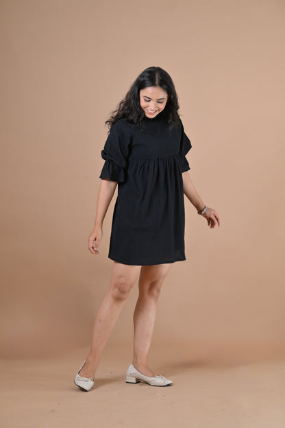 The Santorini Dress ( Rich black)