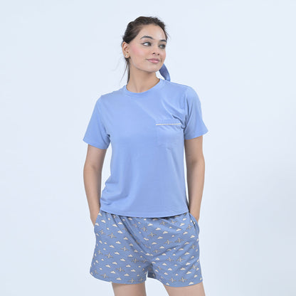 Clouline Tencel Lyocell Shorts & T-shirt